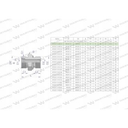 Metric hydraulic connection bb xge m12x1 5