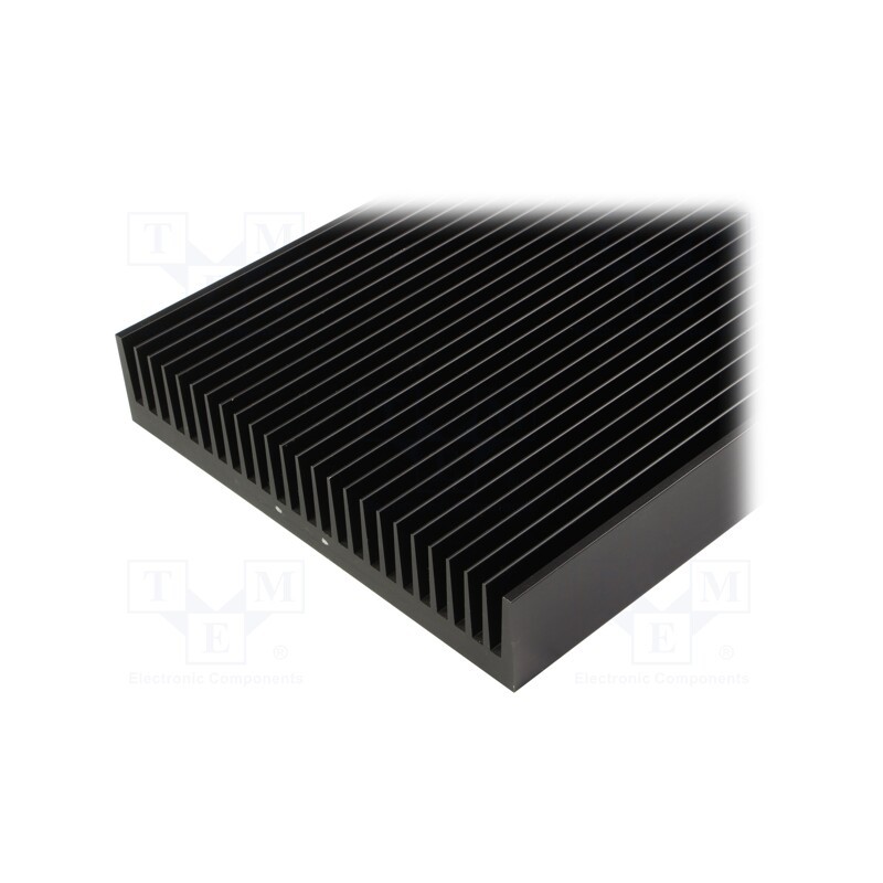 1 pcs x FISCHER ELEKTRONIK - SK 622 1000 SA - Heatsink: extruded, grilled, black, L: 1000mm, W: 250mm, H: 50mm