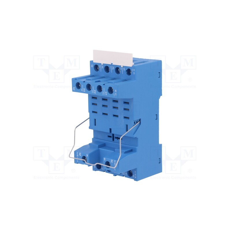 1 pcs x FINDER - 96.04SMA - Socket, PIN: 8, 12A, 250VAC, 096.71, for DIN rail mounting
