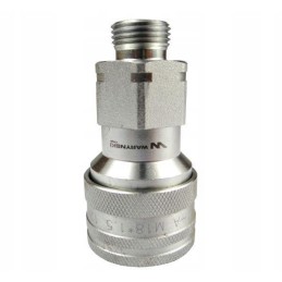 Hydraulic quick connector, M18x1 socket, 5 thread