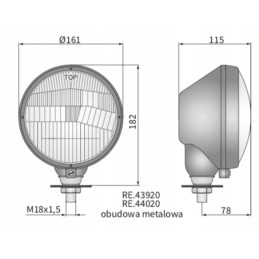 Right front lamp r2 ursus wesem re 44010