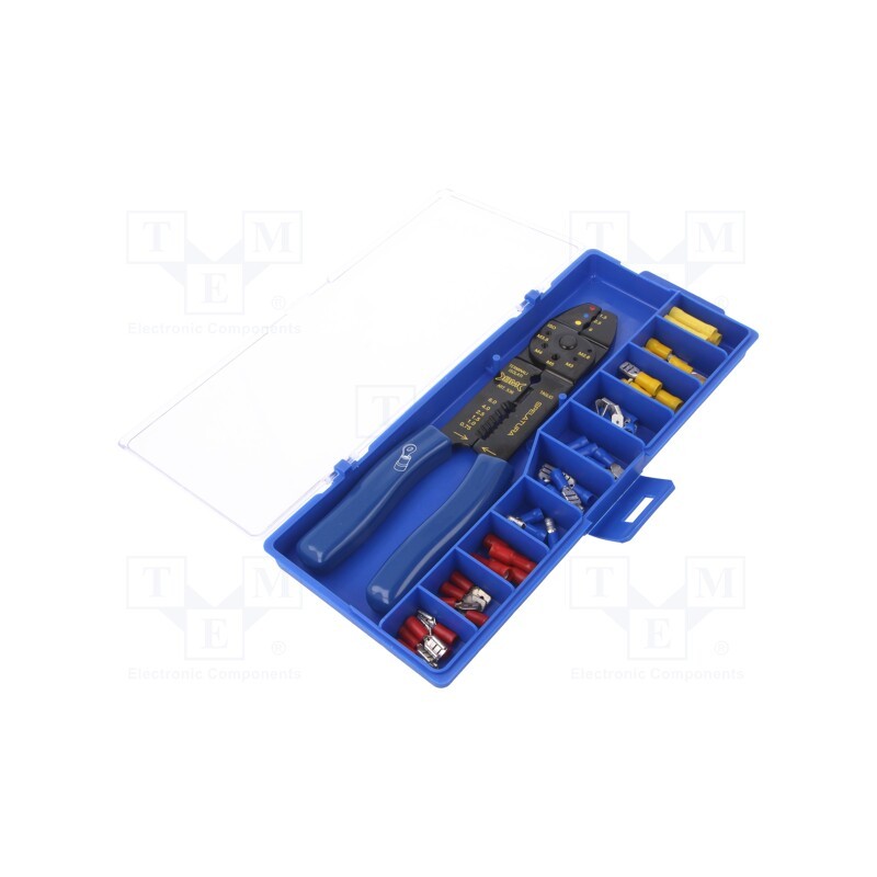 1 set x BM GROUP - BM80412 - Kit: for crimping push-on connectors, terminal crimping