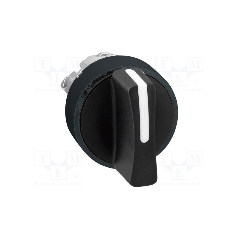 1 pcs x SCHNEIDER ELECTRIC - ZB4BD37 - Switch: rotary, 22mm, Stabl.pos: 2, black, none, IP66, prominent