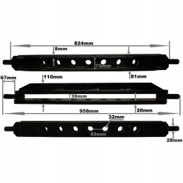 385 transverse hitch beam, reinforced 86452999