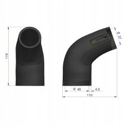 Upper radiator pipe l61990 Warynski