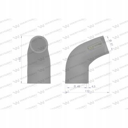 Upper radiator pipe l61990 Warynski