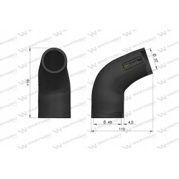 Upper radiator pipe l61990 Warynski