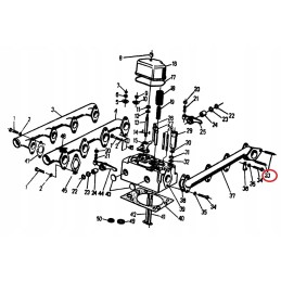M10x25 stud screw, muffler elbows c 330 c 360