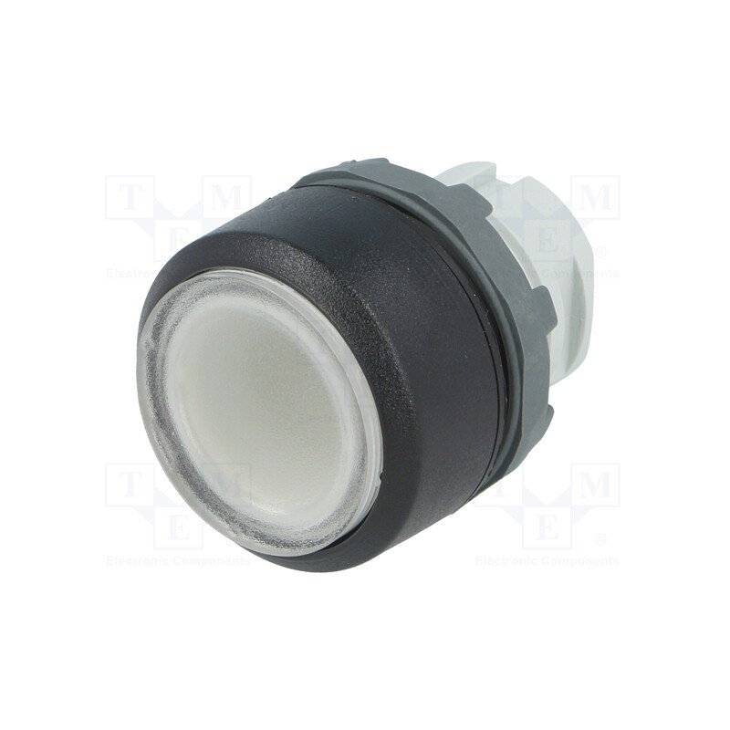 1 pcs x ABB - 1SFA611101R1108 - Switch: push-button, 22mm, Stabl.pos: 2, transparent, MLB-1, IP66