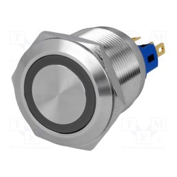 1 pcs x ONPOW - GQ22-11ZE/R/230V - Switch: vandal resistant, Pos: 2, SPST-NO + SPST-NC, 3A/220VAC