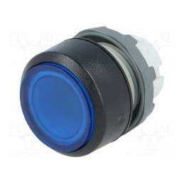 1 pcs x ABB - 1SFA611101R1104 - Switch: push-button, 22mm, Stabl.pos: 2, blue, MLB-1, IP66, flat