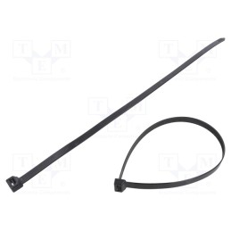 100 pcs x BM GROUP - BMN4912 - Cable tie, L: 480mm, W: 12.4mm, polyamide, 1200N, black, UL94V-2