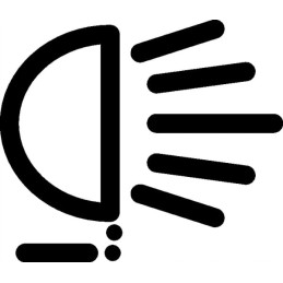 Rear reflector symbol