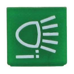Rear reflector symbol