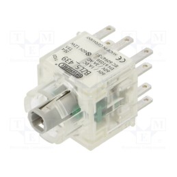 1 pcs x SCHLEGEL - BZL5_439 - Contact block, -30÷70°C, IP00, Contacts: NC x2 + NO x2, 3mm