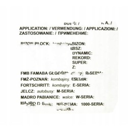 Set of fuel filter inserts for Ursus C 330 C 360