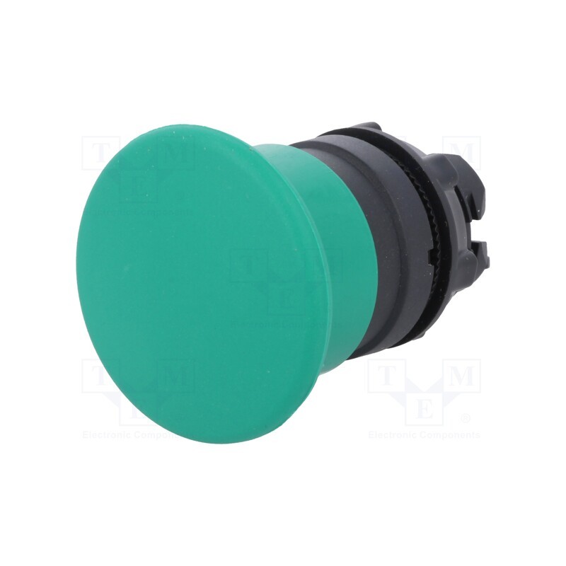 1 pcs x SCHNEIDER ELECTRIC - ZB5AC3 - Switch: push-button, 22mm, Stabl.pos: 1, green, none, IP66, mushroom