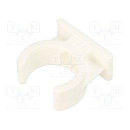 100 pcs x JONEX - U-22 WHITE - Bracket, white, Size: 22