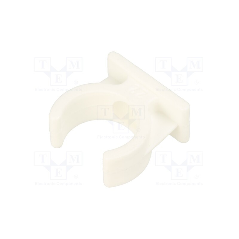 100 pcs x JONEX - U-22 WHITE - Bracket, white, Size: 22