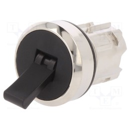 1 pcs x SIEMENS - 3SU1050-3EA10-0AA0 - Switch: toggle, 22mm, Stabl.pos: 2, black, none, IP67, prominent