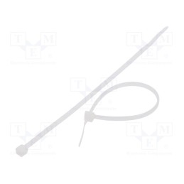 100 pcs x FIX&FASTEN - FIX-S-2.5X120/N - Cable tie, L: 120mm, W: 2.5mm, polyamide, 80N, natural, Ømax: 30mm