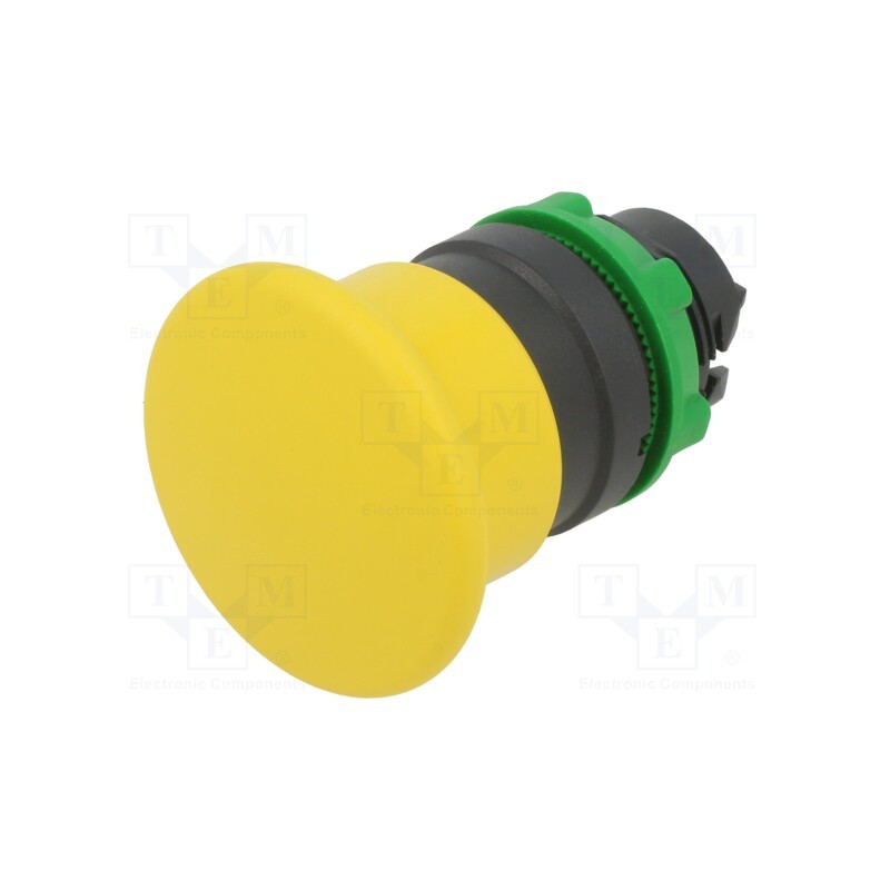 1 pcs x SCHNEIDER ELECTRIC - ZB5AC5 - Switch: push-button, 22mm, Stabl.pos: 1, yellow, none, IP66, Pos: 2