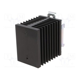 1 pcs x RELPOL - RH19B - Heatsink: extruded, H, black, L: 81mm, W: 50mm, H: 83mm, aluminium