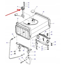 1674250m1 fuel level sensor gasket