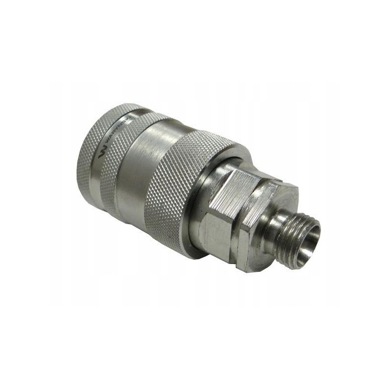 Hydraulic quick connector, M16x1 socket, 5 thread
