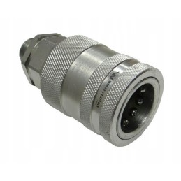 Hydraulic quick connector, M16x1 socket, 5 thread