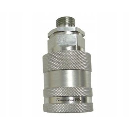 Hydraulic quick connector, M16x1 socket, 5 thread