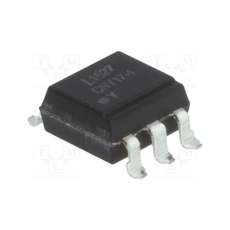 2 pcs x LITEON - CNY17-4S-TA1 - Optocoupler, SMD, Ch: 1, OUT: transistor, Uinsul: 5kV, Uce: 70V, reel