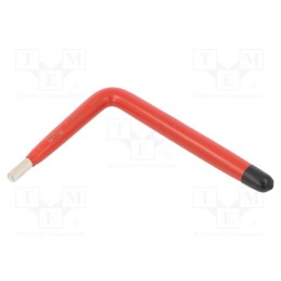 1 pcs x BAHCO - 1999MV-6 - Wrench, hex key,insulated, HEX 6mm, tool steel, 1kV