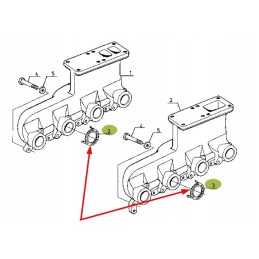 6005012115 exhaust manifold gasket