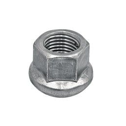Wheel stud nut with flange m18x1 5 deutz