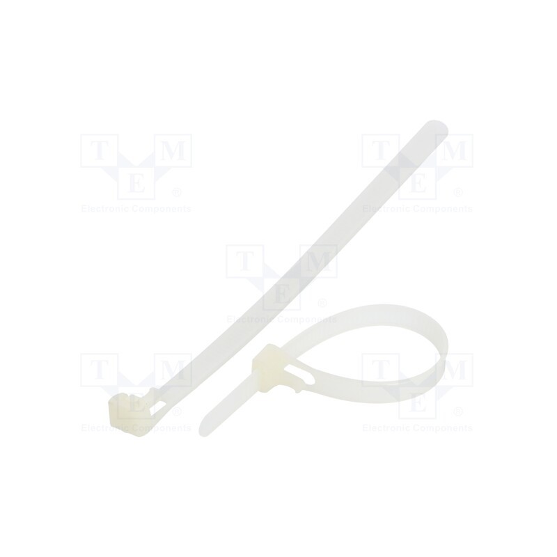 100 pcs x FIX&FASTEN - FIX-TR-7.6X150/N - Cable tie, multi use, L: 150mm, W: 7.6mm, polyamide, 222N, natural