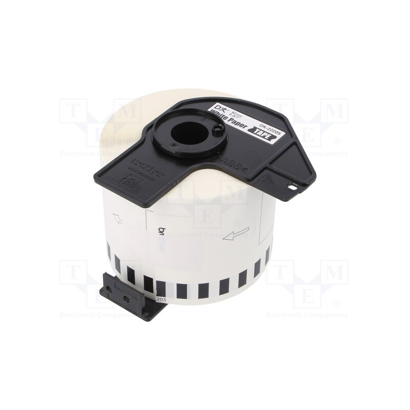 1 pcs x BROTHER - DK-22205 - Label, 62mm, 30.48m, white, Character colour: black, self-adhesive