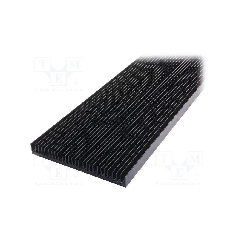 1 pcs x SEIFERT ELECTRONIC - KL-246/1000/SW - Heatsink: extruded, grilled, black, L: 1000mm, W: 250mm, H: 30mm