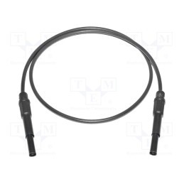 1 pcs x MUELLER ELECTRIC - BU-P4911A-12-0 - Test lead, 20A, banana plug 4mm,both sides, Urated: 1kV, Len: 0.3m