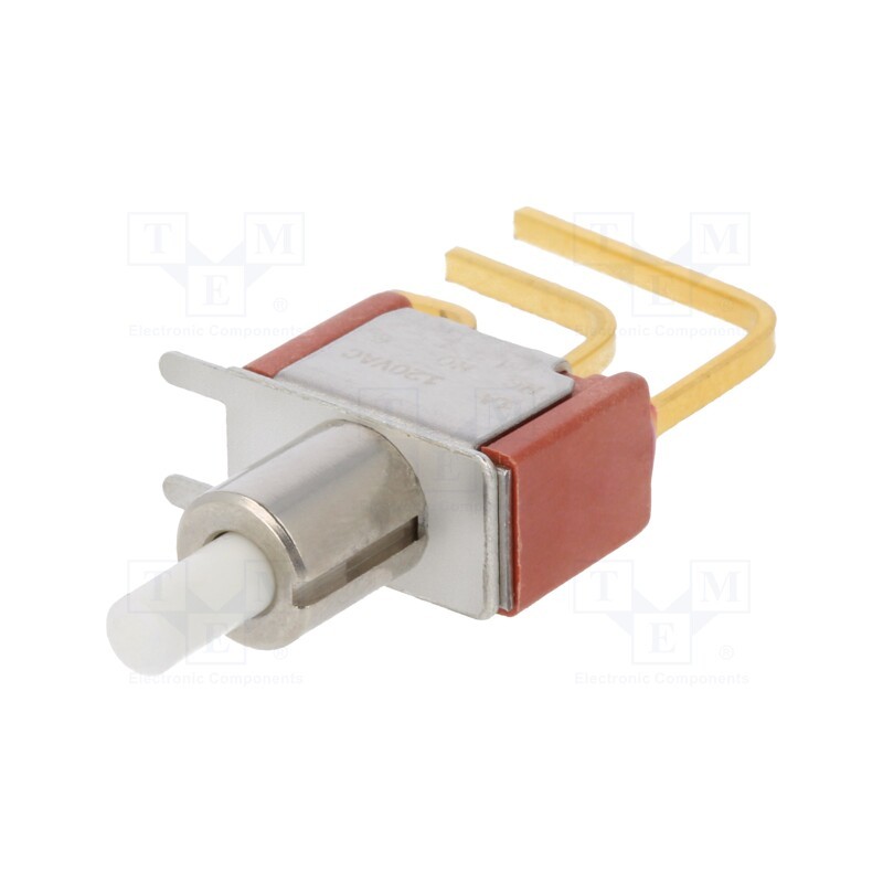 1 pcs x C&K - 8121SD9AV2GE - Switch: push-button, Pos: 2, SPDT, 1A/120VAC, 1A/28VDC, ON-(ON)