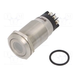 1 pcs x ONPOW - LAS1GQF-11ZD/L/G/24V/S - Switch: vandal resistant, Pos: 2, SPDT, 3A/220VAC, 5A/24VDC, IP65