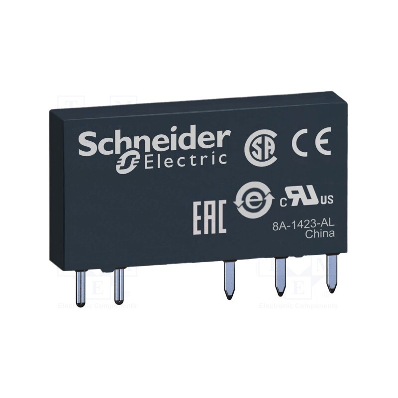 1 pcs x SCHNEIDER ELECTRIC - RSL1AB4ND - Relay: electromagnetic, SPDT, miniature, PCB,socket, Series: RSL