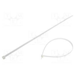 100 pcs x FIX&FASTEN - FIX-S-9.0X550/N - Cable tie, L: 550mm, W: 9mm, polyamide, 778N, natural, Ømax: 155mm