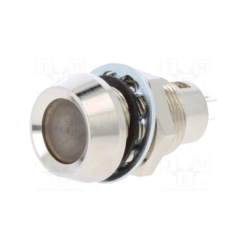 1 pcs x MARL - 512-997-23 - Indicator: LED, recessed, white cold, 24÷28VDC, Ø12.7mm, IP67