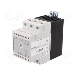 1 pcs x CARLO GAVAZZI - RGC2P60V25C1DM - Relay: solid state, 25A, Uswitch: 180÷660VAC, 3-phase, Series: RGC2