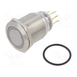 1 pcs x ONPOW - LAS1GQ22-11ZE/B/110V/S - Switch: vandal resistant, Pos: 2, SPDT, 3A/220VAC, 5A/24VDC, IP65