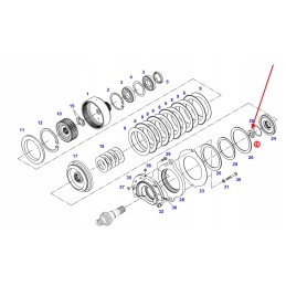 514100220430 PTO clutch basket seal
