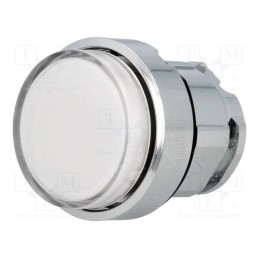 1 pcs x SCHNEIDER ELECTRIC - ZB4BW113 - Switch: push-button, 22mm, Stabl.pos: 1, white, IP66, prominent