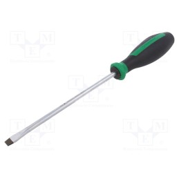 1 pcs x STAHLWILLE - 46203080 - Screwdriver, slot, 8,0x1,6mm, DRALL+, Blade length: 175mm