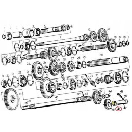 Reverse gear bushing c 330